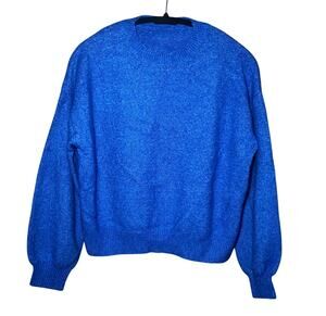 Royal Blue - BP Cropped Long Sleeve Sweater - Women's M